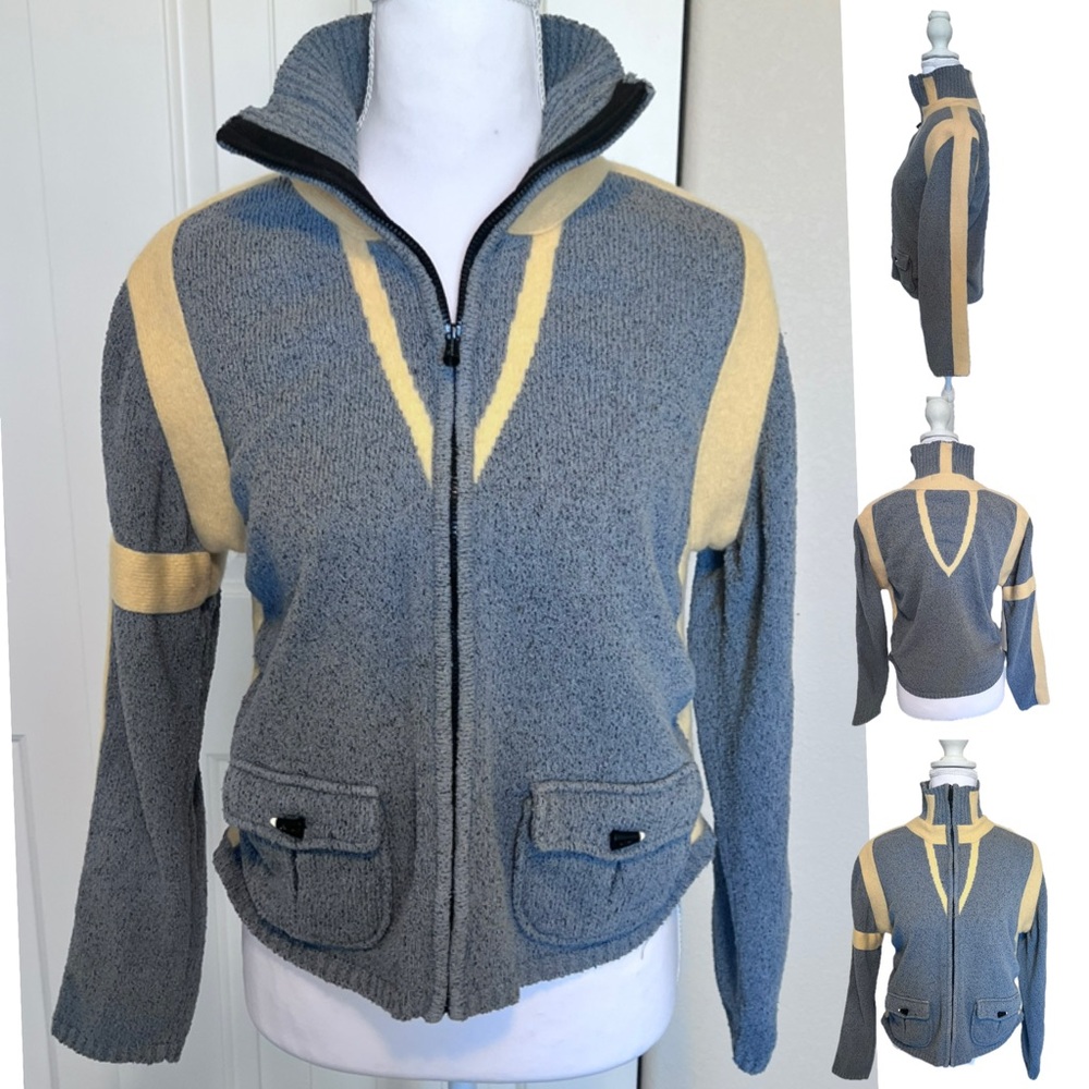 Jamie Sadock Rare Unique Zip up Jacket Pockets Size Small? See measurements